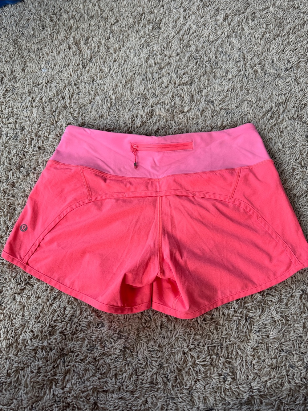 lululemon athletica Two-Tone Pink Athletic Shorts